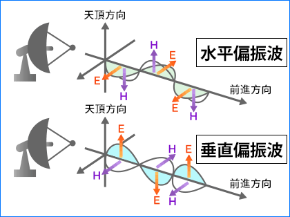 Horizontal Polarization and Vertical Polarization